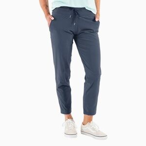 Free Fly Breeze Cropped Pant in Blue Dusk